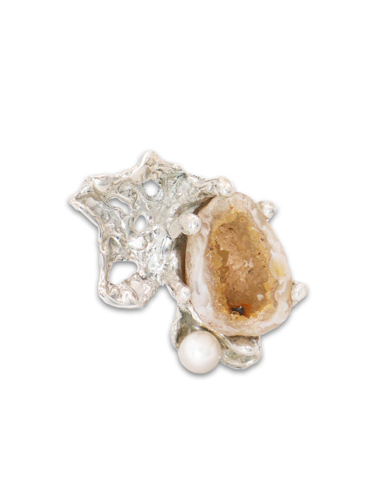 Agate Geode Ring