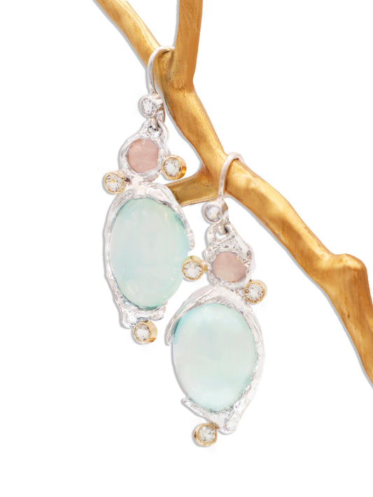 Moon Petal Earrings