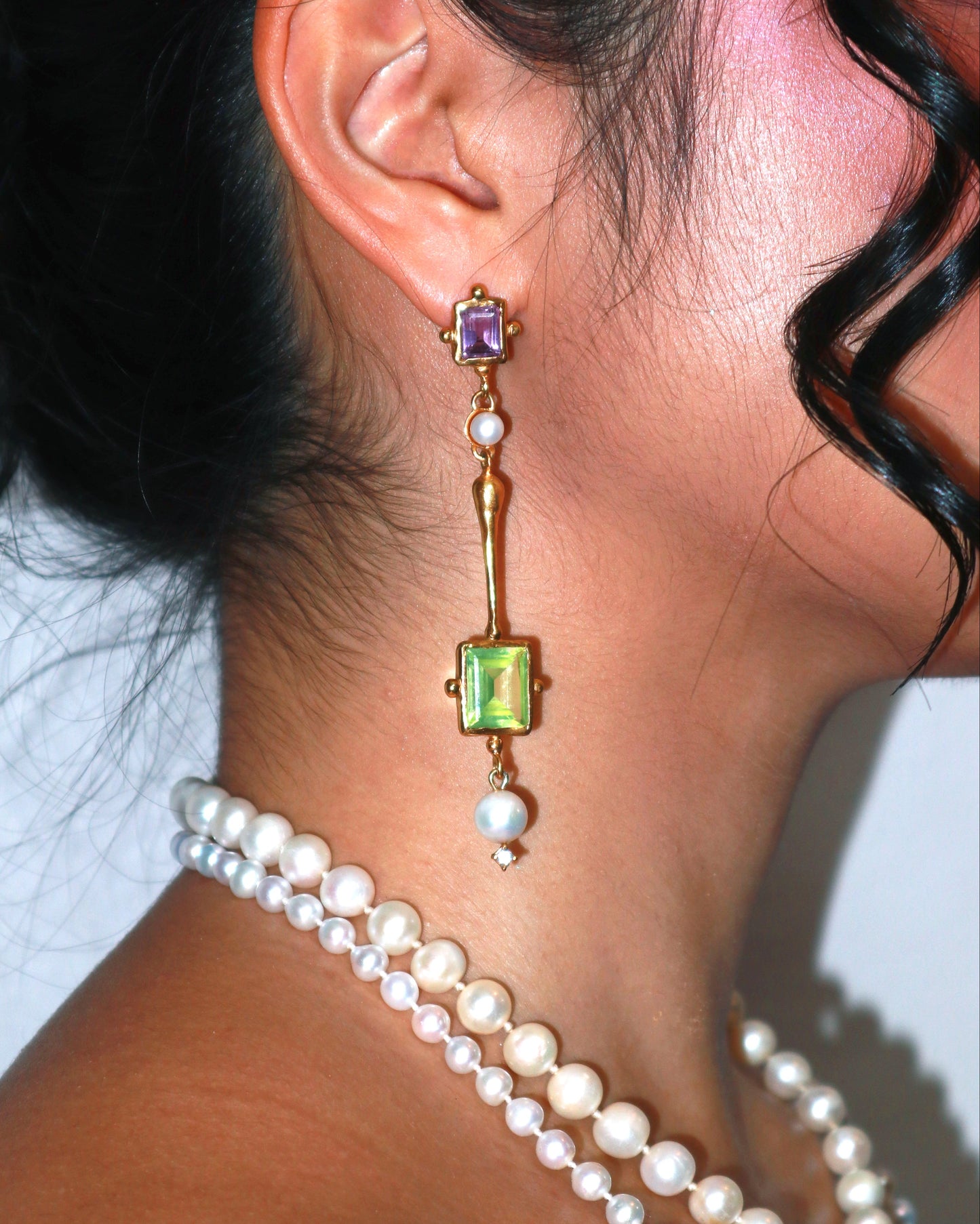 Violet Mist Earrings