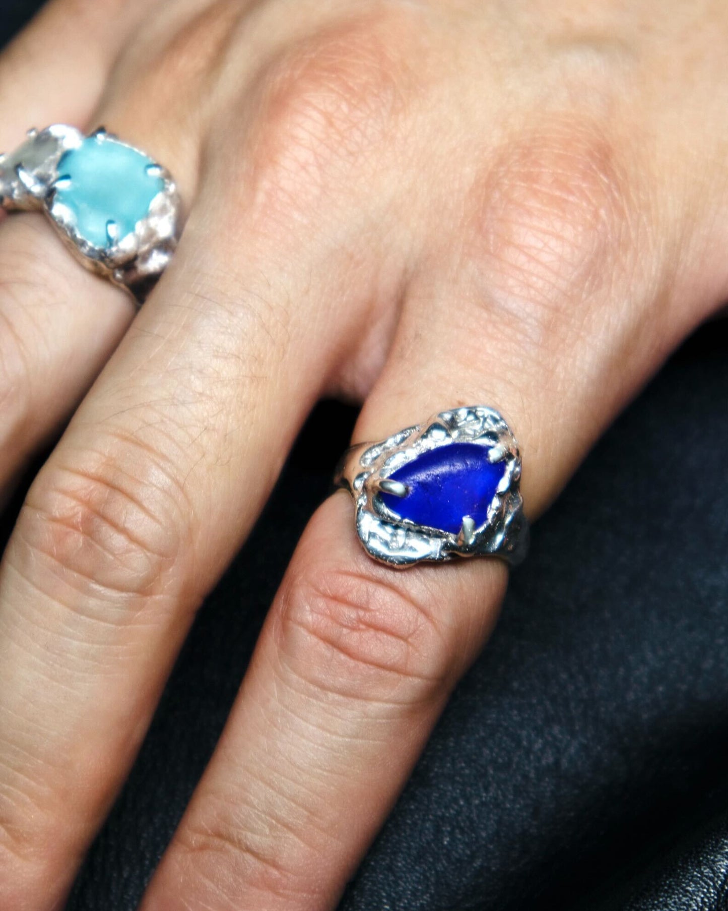 Gaspé Tide Ring - Cobalt